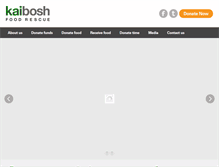 Tablet Screenshot of kaibosh.org.nz